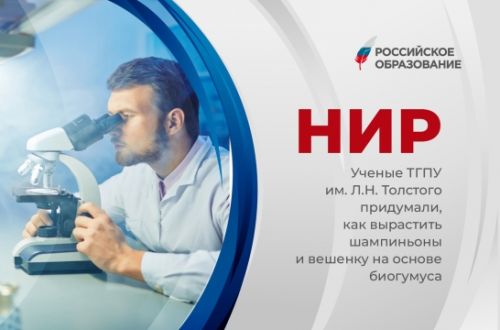 Ученые Университета Льва Толстого придумали, как вырастить шампиньоны и вешенку на основе биогумуса