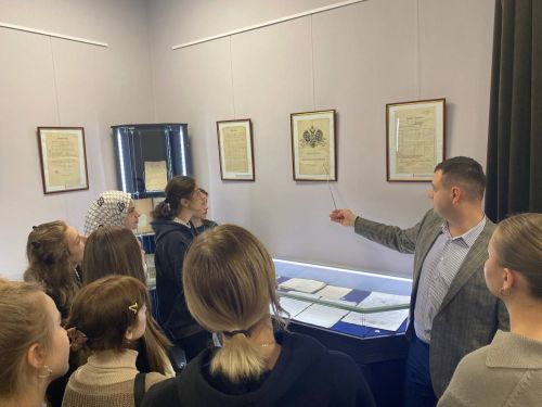 Посещение Музея истории развития образования в Тульской области