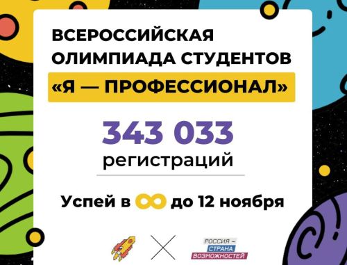 Прими участие во Всероссийской олимпиаде «Я — профессионал»