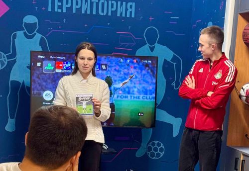 Первая тренировка по фиджитал-футболу с «СтудФидж»