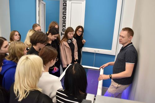 Школьники Тулы познакомились с передовыми технологиями в Тульском педагогическом