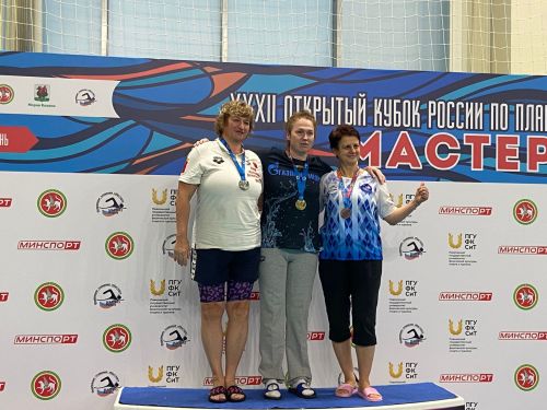 Медали Кубка России по плаванию в категории Мастерс завоевали преподаватели Университета Льва Толстого