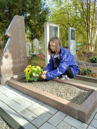 Студенты участвуют в акции «Никто не забыт, ничто не забыто»