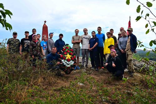 Студенты Университета Льва Толстого почтили память советских партизан