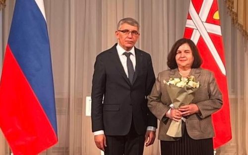 Преподаватель Университета Льва Толстого награждена медалью «Трудовая доблесть» 